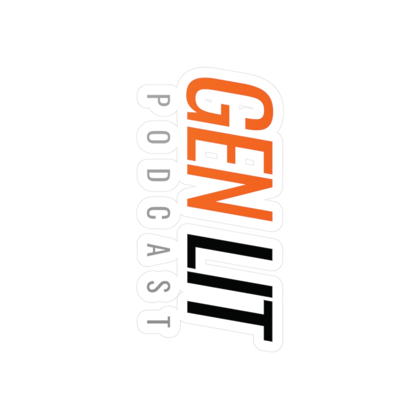 Gen Lit Podcast Decals