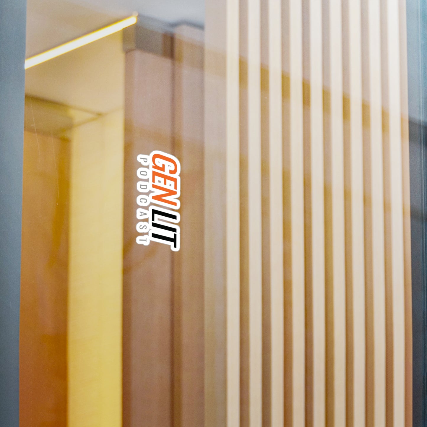 Gen Lit Podcast Decals