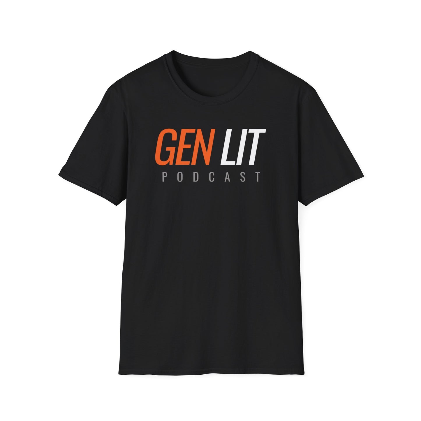 Gen Lit Podcast - Black Unisex Softstyle T-Shirt