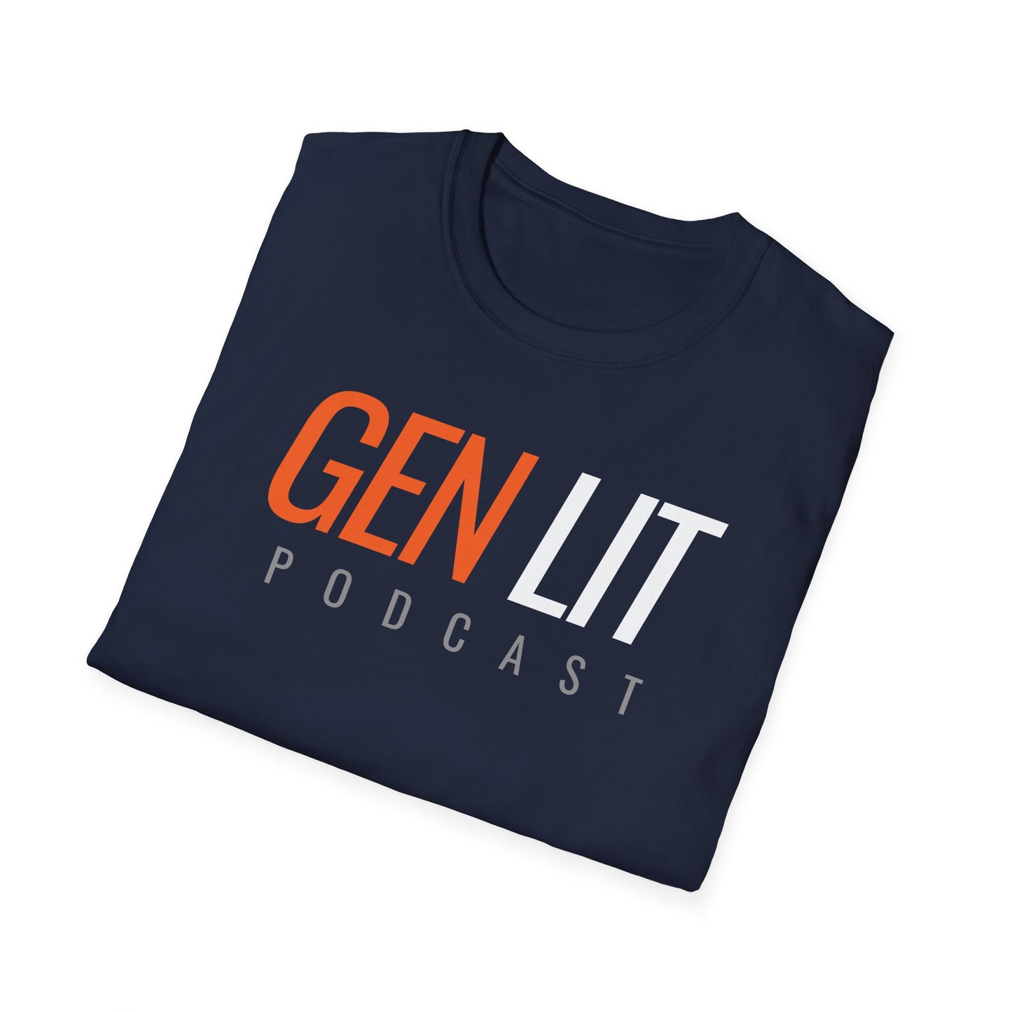 Gen Lit Podcast - Black Unisex Softstyle T-Shirt
