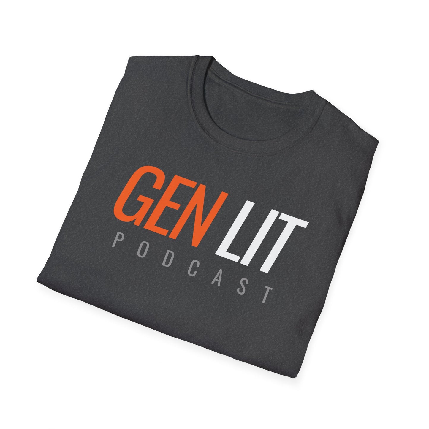 Gen Lit Podcast - Black Unisex Softstyle T-Shirt
