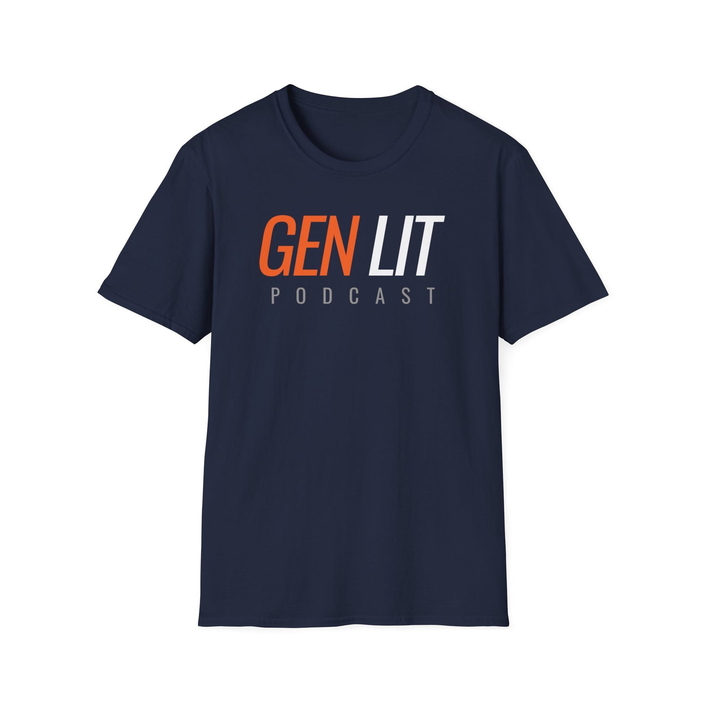Gen Lit Podcast - Black Unisex Softstyle T-Shirt