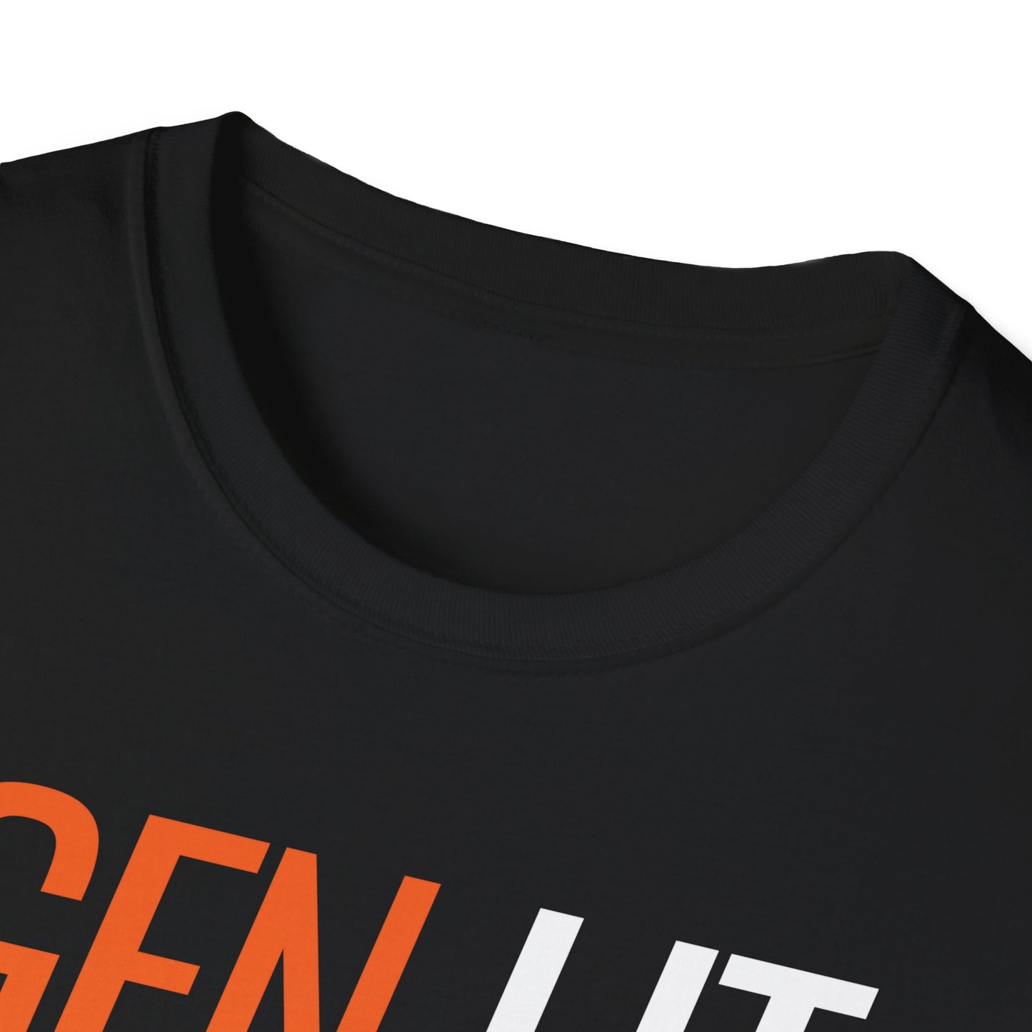 Gen Lit Podcast - Black Unisex Softstyle T-Shirt